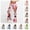 Pink, variant on HAOTAGS Women Yoga Pants,Butt - Lifting Printed High Elastic Waist Flared Pants Pink M
