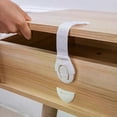 thumbnail image 2 of 10 Pieces Baby Safety Cabinet Locks Child Safety Protection Drawer Door Cupboard Locks Plastic Protector, 2 of 4