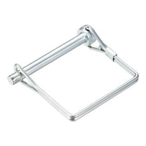 Shaft Locking Pin 6mm x 55mm Coupler Pin for Farm Trailers Wagons Lawn Garden in Square