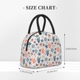 thumbnail image 2 of Yiaed Starfish Shell Print Lunch Bag Adult Insulated Lunch Box, Leakproof Cooler Food Lunch Containers Reusable High Capacity Lunch Tote Bags-One Size, 2 of 6