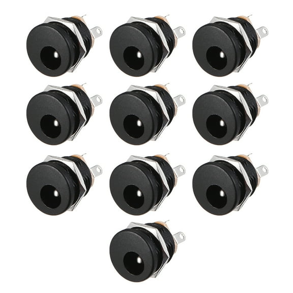 10pcs DC-022 5.5mmx2.1mm DC Power Jack Socket 3 Pin Female  Connector