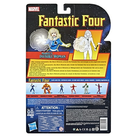 Hasbro Marvel Legends Series Retro Fantastic Four Marvel's Invisible Woman