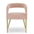 thumbnail image 3 of Intexca 2-Piece Hollow Backrest Accent Chair, Flannelette Fabric with Armrests, 3 of 5