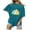 Sky Blue easter shirts 04, variant on Wycnly Womens Summer Tops Short Sleeve Round Neck Easter Eggs Print Easter Shirts Breathable Ladies Oversized Pullover Tee Blouse Orange L