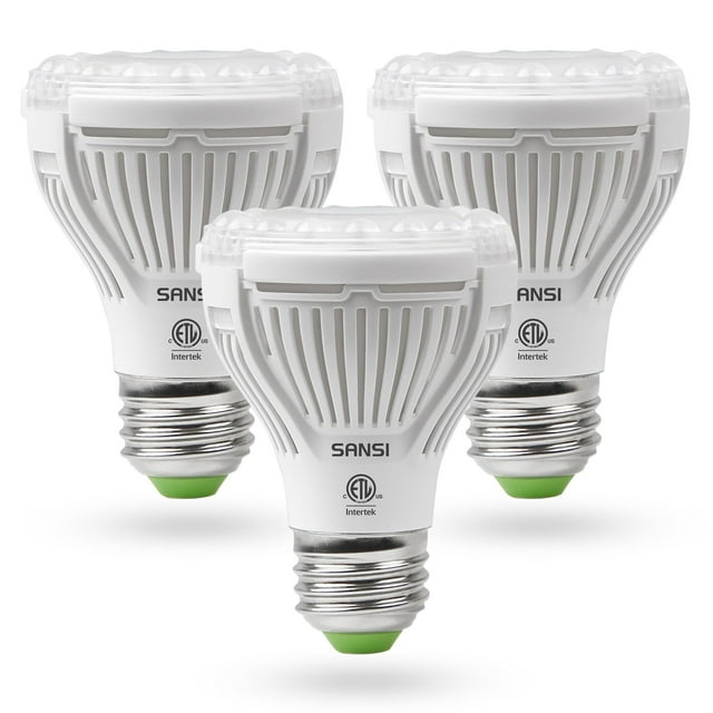 Bombilla LED de cultivo SANSI de espectro completo de 10 W (paquete de 3)