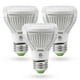 thumbnail image 1 of Bombilla LED de cultivo SANSI de espectro completo de 10 W (paquete de 3), 1 of 6