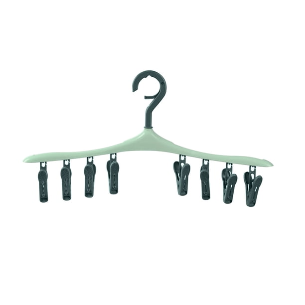 Xihbxyly Percha Multifunción para Calcetines, Pinzas Desmontables, Gancho Giratorio de 360 Grados Resistente Al Viento, Organizador de Ropa Compacto, Ideal para El Baño, La Lavandería, Viajes y Campi