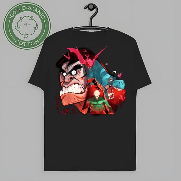 RARE Genndy Tartakovsky Primal Spear Fang T Shirt-TH56407