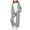 Grey, variant on Liyamei Girls 2 Piece Hooded Fleece Tracksuit Soft Comfy Athletic Outfit With Long Sleeve Top And Pants For Play And Casual Wear Girls Casual Sets Size Black 9-10 Years