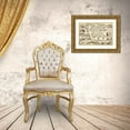thumbnail image 3 of Vintage Maps 24x17 Gold Ornate Wood Framed with Double Matting Museum Art Print Titled - Greece and Peloponnesian, 3 of 4