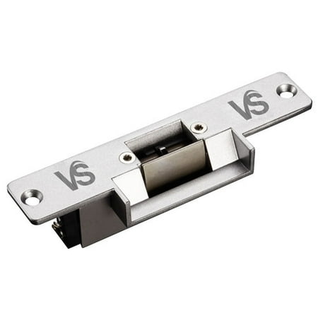 - Visionis VIS-EL100-FSE 1,100lbs Stainless Steel Electric Door Strike for Wood and Metal Doors 12V Fail Secure Normally open