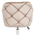 thumbnail image 3 of Impressions Vanity Pearl Tufted Vanity Chair with 360 Degree Swivel with Adjustable Height (Pink), 3 of 6