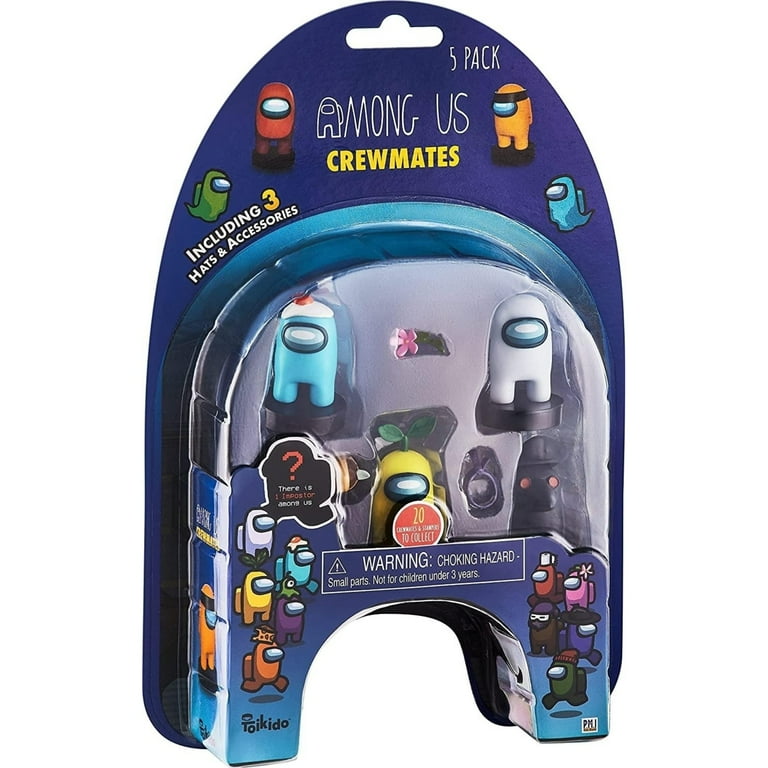 Among Us Action Figures 4 Pack (S1) - Personaggi Giocattolo Per Bambini, Multicolore