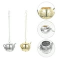 thumbnail image 6 of Tea Infuser Strainer Loose Mesh Steeper Leaf Metal Filter Basket  Coffee Ball Balls Cup Steel Stainless Silver, 6 of 6