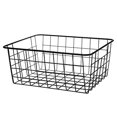 thumbnail image 1 of Hollow Iron Wired Basket, Metal Basket Without Interlining Black, 1 of 5