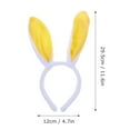 thumbnail image 2 of BRIGHTFUFU 2 set creativo disfraz de conejo de peluche accesorios de decoración de fiesta de Pascua diadema de conejo, 2 of 7