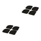 thumbnail image 1 of Inteprter 4 Pieces Anti-Vibration Washing Machine Pads Washer Support Dryer Kitchen Absorbing Shock Refrigerator Mats Floor Protection Negro 2piezas Inteprter CBP432893, 1 of 5