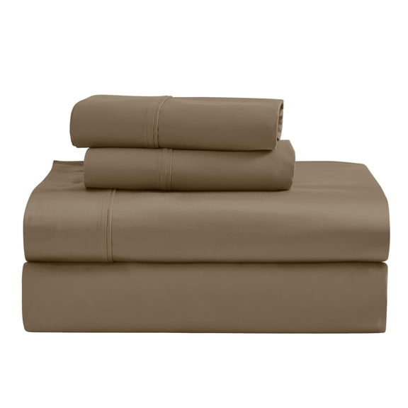 Superior Egyptian Cotton 1200 TC Eco-Friendly Sheet Set, King, Taupe