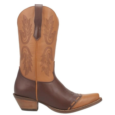 

Dingo Womens Take Me Home Snip Toe Boots Mid Calf Low Heel 1-2