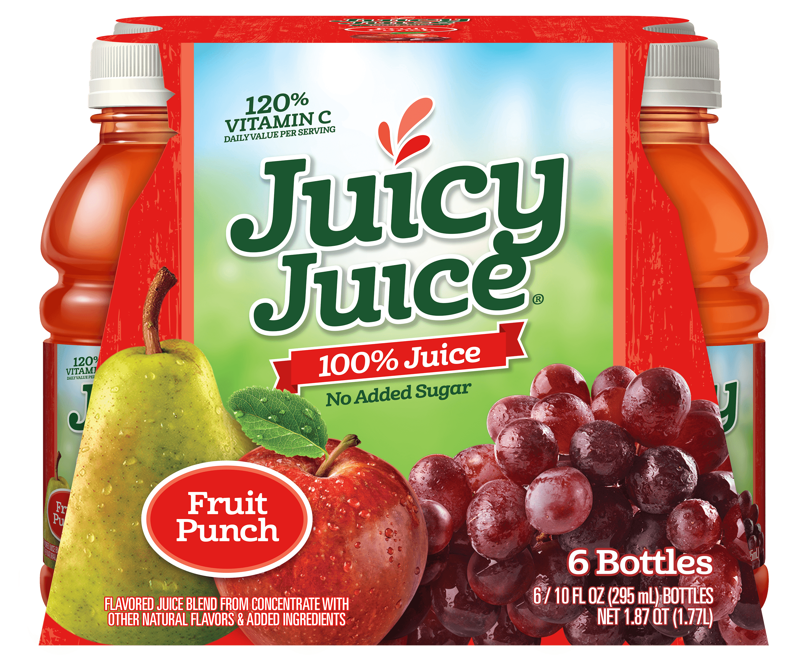 Juicy Juice 100 Fruit Punch, 10 Fl. Oz., 6 Count