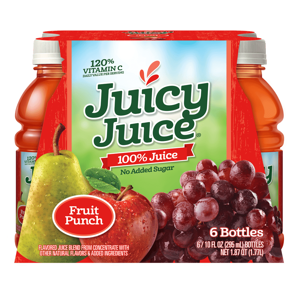 Juicy Juice 100 Fruit Punch, 10 Fl. Oz., 6 Count