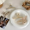 thumbnail image 3 of Hair Claw Clips Big Hair Claw Butterfly Hair Claw for Women Acetate Hair Clampsoff-white, 3 of 4