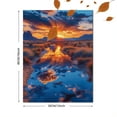 thumbnail image 3 of Qisvanset 12x16 Inch Southwest Sunset Sunrise Canvas Wall Art, Nature Panoramic Art Ready To Hang Home Decor, 3 of 8