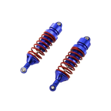 Traxxas Revo 3.3 Nitro Aluminum Alloy Adjustable Front/Rear Shock Set Hop Up Upgrade, Blue by Atomik RC - Replaces Traxxas Part