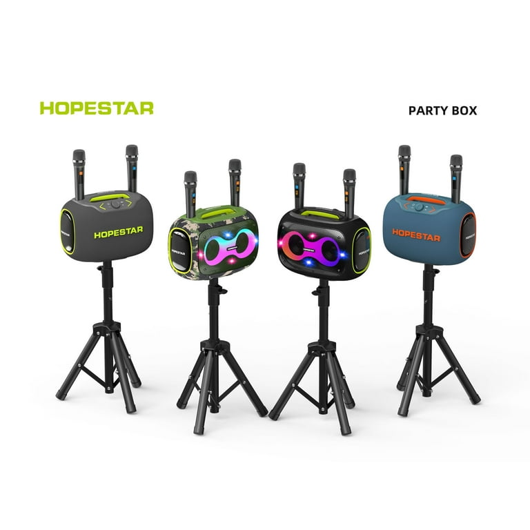 WorryFree Gadgets Hopestar 120W Bluetooth Speaker with Tripod