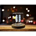 thumbnail image 3 of Melodic Mastery - Jazz Saxophone Player - 3D Engraved Crystal Tribute, 3 of 6