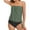 Army Green, variant on Athletic Shorts for Women Summer Two Piece Bandeau Swimsuits For Loose Fit Bathing Blouson Swim Tank Top With Shorts Biker Shorts with Pockets Black XXL