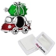 thumbnail image 2 of Charm auto navideño plata S925 XmasCar01 1Pza Plata S925 Chapa Separador Fijo Carro Navideño Plata/Multicolor Caja Blanc, 2 of 2