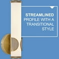 thumbnail image 2 of Femi - Light Lacquered Brass Brass Traditional / Transitional - LED Steel Wall Sconce, 2 of 11