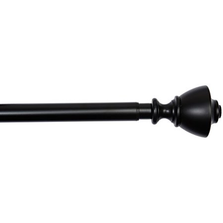  Amazon Basics 1-Inch Wall Curtain Rod with Urn Finials