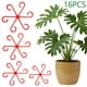 thumbnail image 1 of Clips de soporte para plantas trepadoras, marcos plegables ajustables con juego de 16 abrazaderas, varios tamaños para jardines y flores interiores, 1 of 7