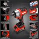 thumbnail image 5 of Juego de Taladro y Llave Inalámbrica Rojo con 2 Baterías de 48V | Herramienta Eléctrica Potente para Bricolaje, Hogar y Construcción, 5 of 5