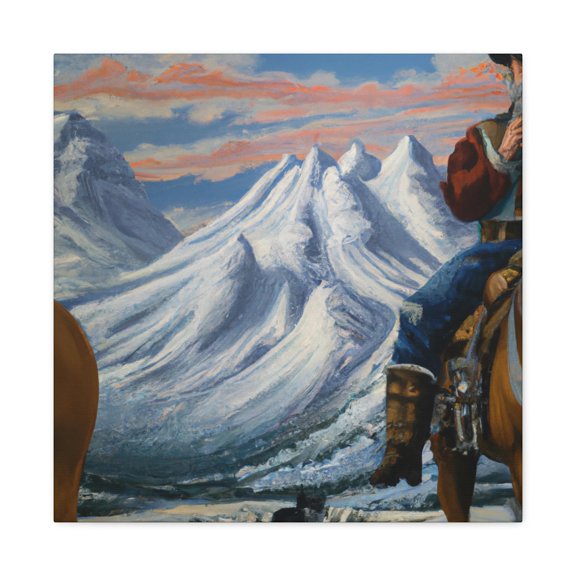 Mountain Range Realism - Canvas