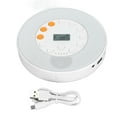 thumbnail image 2 of CD Music Player, Memory Playback Function 5 Hours Playback Time Anti Skip Function 2000mAh 3.5mm Output Interface Compact CD Player  for Party for Home, 2 of 8