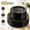 Black/Gold, variant on 200PCS Clear Disposable Plastic Plates - 100 10" Dinner Plates & 100 7" Salad Plates for Parties, Weddings, Holidays, Events
