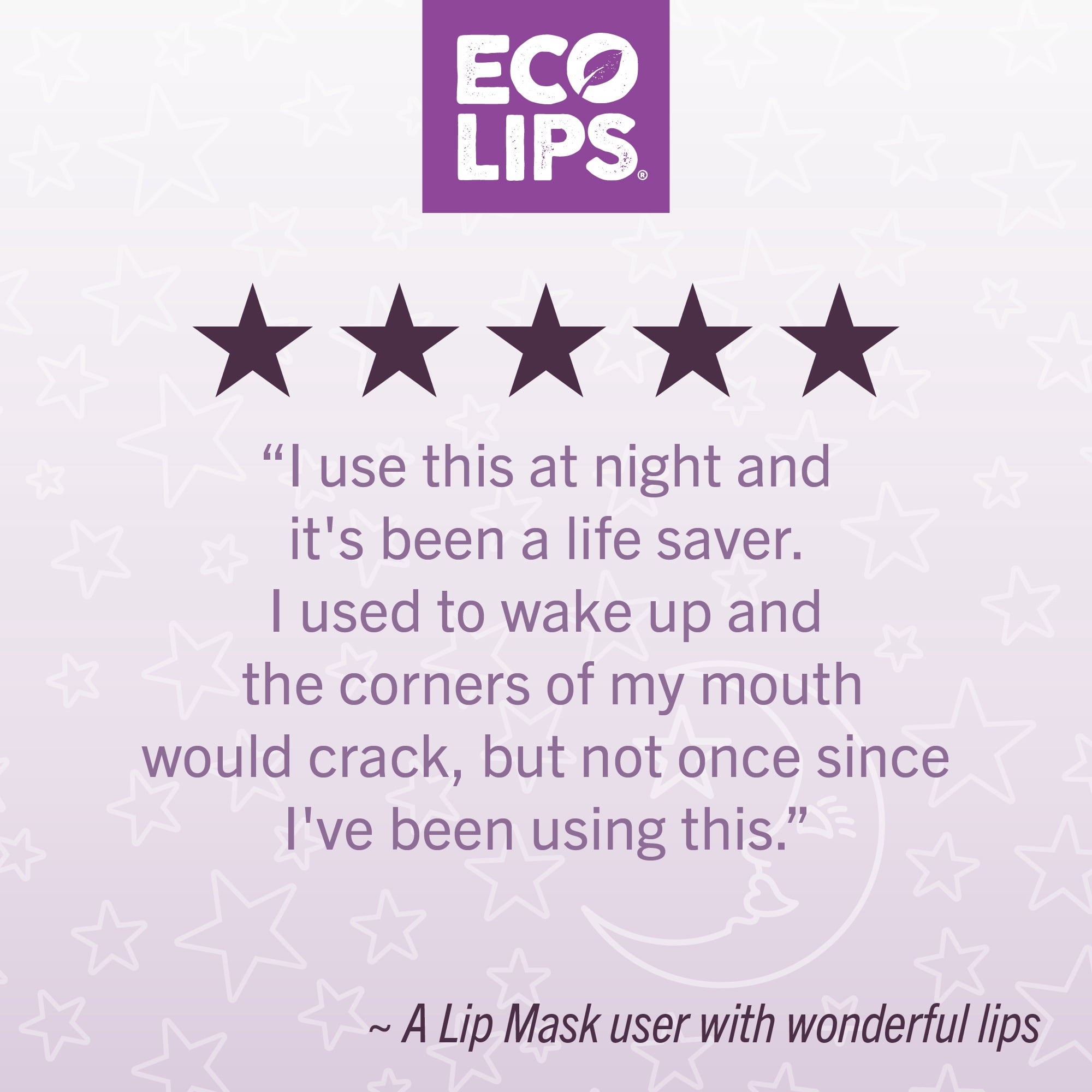 Eco Lips Intensive Overnight Lip Mask with Gotu Kola Extract, 2 Pack (0.39 oz.)