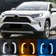 thumbnail image 2 of Car LED Daytime Running Light For Toyota RAV4 RAV 4 with Dynamic Turn Signal DRL Fog Lamp cover Fog light, 2 of 4