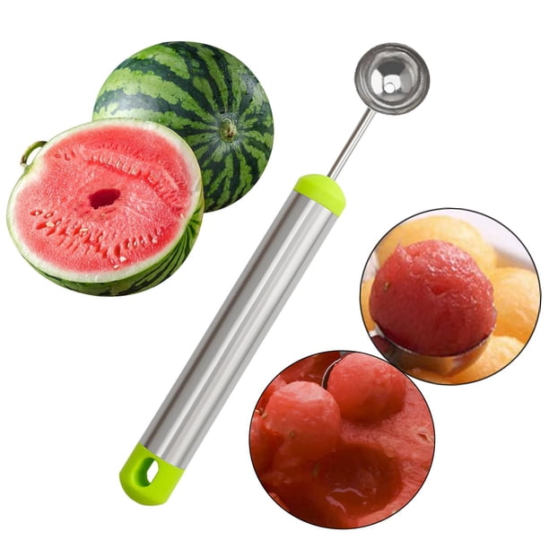 Cuchara de Baller Cuchara de Utensilios de Cocina Cuchara de Fruta de Acero Inoxidable Cuchara de Sandía para Frutas de Sand Verde Macarena palas de hielo