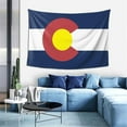 thumbnail image 5 of Colorado State Seal Flag Tapestry, Aesthetic Wall Hanging Tapestries Dorm Room Home Decor, 60" x 40", 5 of 7