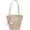 Green, variant on PIKADINGNIS Women Straw Bags Summer Rattan Hand-Woven Beach Large Tote Bag with Silk Scarves