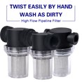 thumbnail image 2 of VALINK Garden Pond 20mm/25mm/32mm Inline Mesh Strainer Water Pump Irrigation High Flow Pipeline Filter, 2 of 7