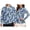 Blue Palm Leaf, variant on Jeiento Music Xmas Tree Matching Golf Outfits, Womens Golf Shirt Quick-dry stretch fabric, long sleeve cut. Includes women golf shirt and men top for holiday parties and travel