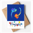 thumbnail image 1 of Warm Color Celebration Color Art Wedding Cards Congratulations Greeting Envelopes, 1 of 3