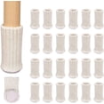 thumbnail image 1 of 24 calcetines de punto antideslizantes para sillas para evitar arañazos y reducir el ruido, fáciles de mover, color beige, 1 of 5