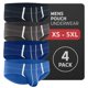 thumbnail image 2 of Calzoncillos Deportivos Real Men de Nylon con Bolsa para Hernia 3XL Paquete de 4 Azul/Gris/Azul Oscuro/Gris Oscuro, 2 of 8