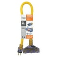 thumbnail image 3 of Prime GCT12802 Extra-Heavy-Duty Generator Adapter Cord With 3 Outlets, 2 Feet, 3 of 3